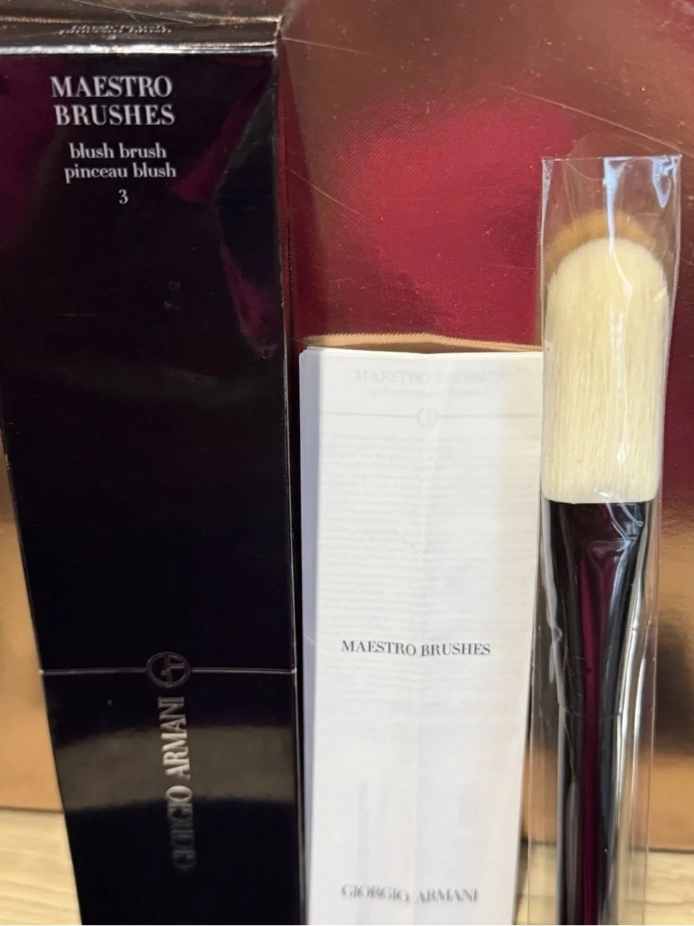 Giorgio Armani Maestro Blush Brush 3  RARE DISCONTINUED ~BNIB